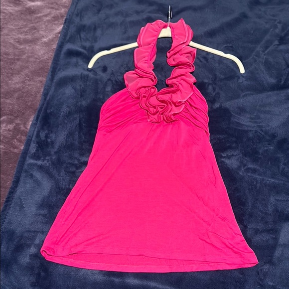 Express Pink Elegant Blouse - Picture 2 of 13